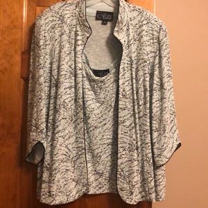 Elegant jacket and tank